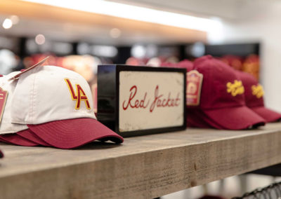 USC Team Store retail merchandise display created by Temeka Group