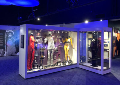 Whitney Houston museum display created by Temeka Group